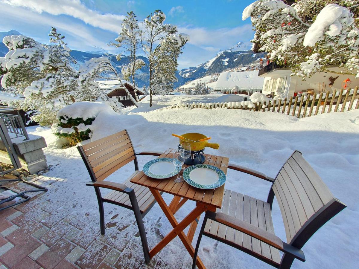 Mom - Alpine Boutique Apartments, Chalet Fagus, Terrace Studio Гриндельвальд Экстерьер фото