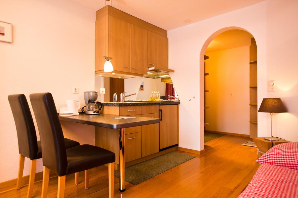 Mom - Alpine Boutique Apartments, Chalet Fagus, Terrace Studio Гриндельвальд Номер фото