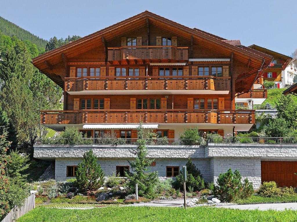 Mom - Alpine Boutique Apartments, Chalet Fagus, Terrace Studio Гриндельвальд Номер фото